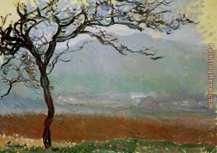 Landscape at Giverny painting - Claude Monet Landscape at Giverny art painting